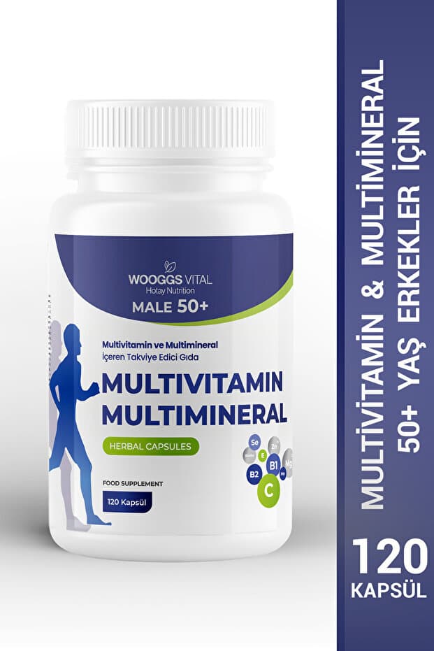 50+ Erkekler İçin Multivitamin & Multimineral